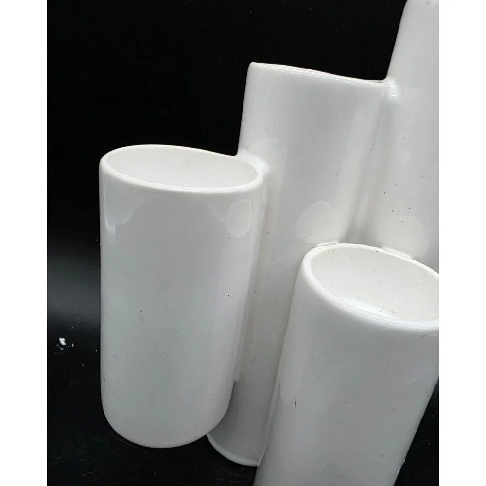 Vintage Guldkroken White 7 Armed Candlestick Holder 7